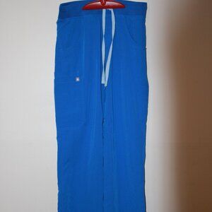 Figs Blue Livingston scrub pant (petite)
